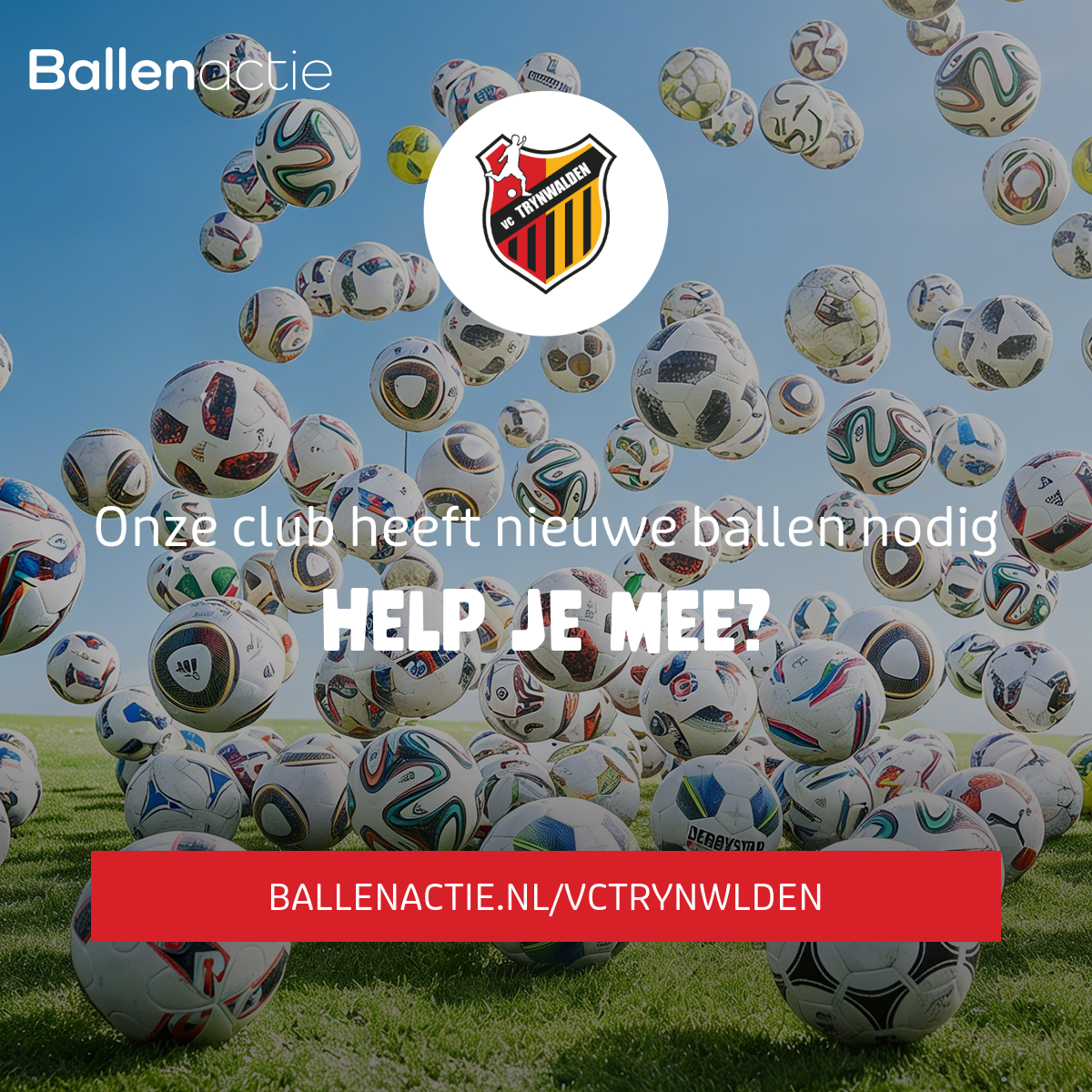 Een bal voor de club, een glimlach voor het team