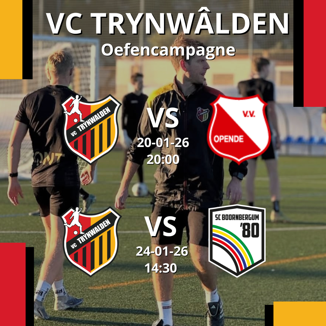 Voorbereiding tweede seizoenshelft: twee oefenwedstrijden