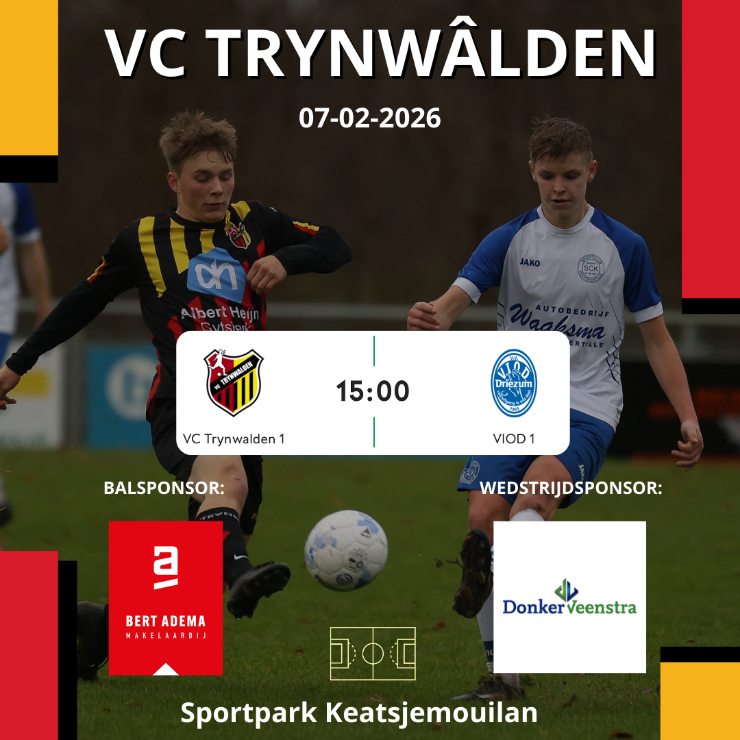 Zaterdag VC Trynwâlden 1 – VIOD 1