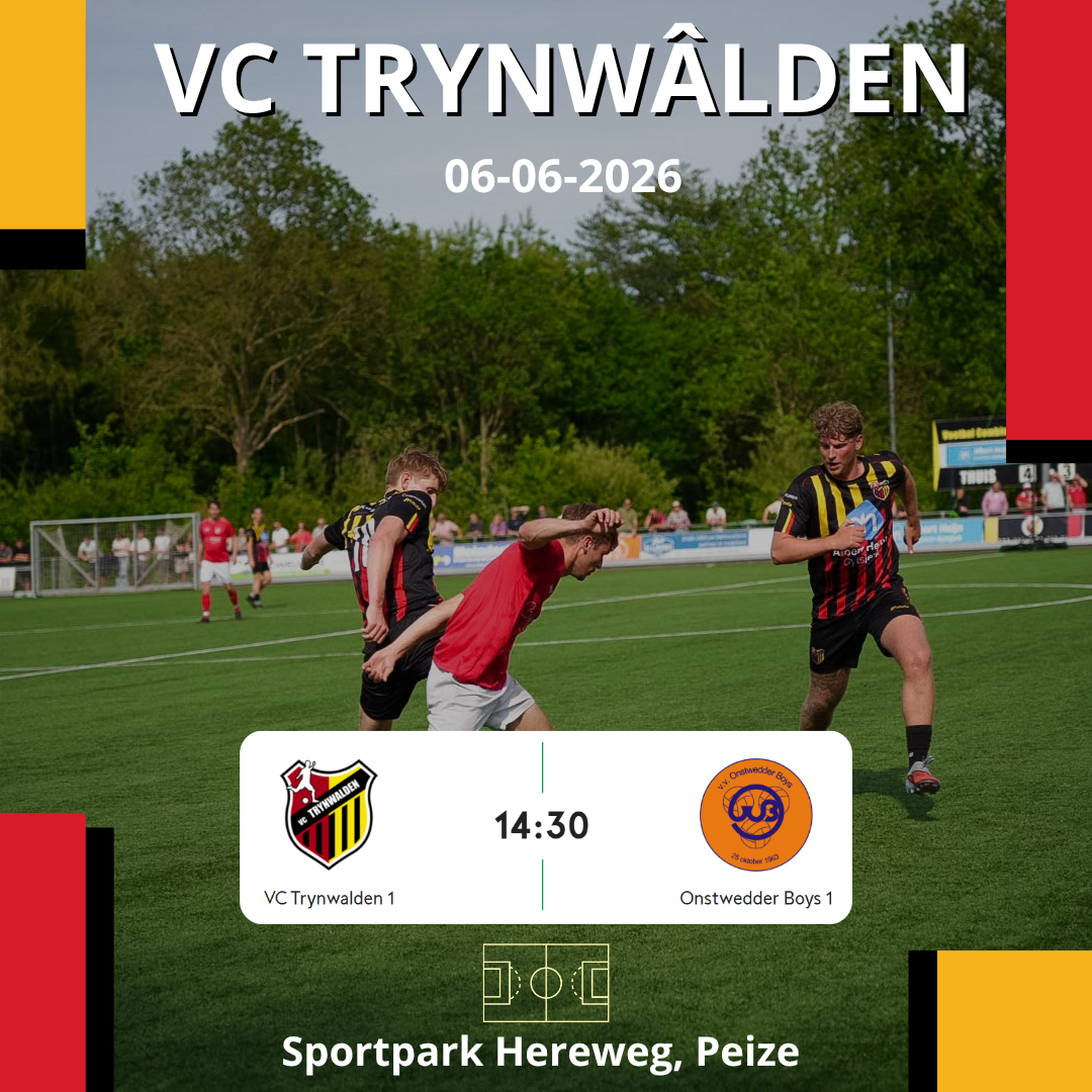 Finale nacompetitie: VC Trynwâlden - Onstwedder Boys